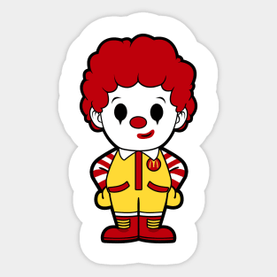 Ronald Mcdonald Chibi Sticker